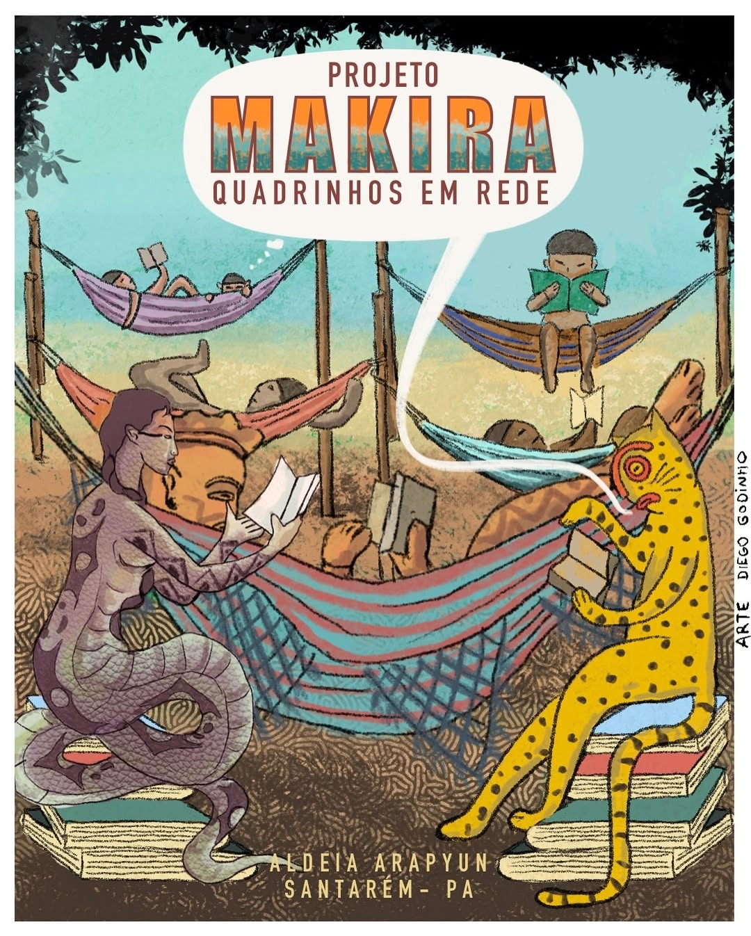 Coletivo Makira transforma narrativas indígenas em histórias em quadrinhos 1 Coletivo Makira transforma narrativas indígenas em histórias em quadrinhos