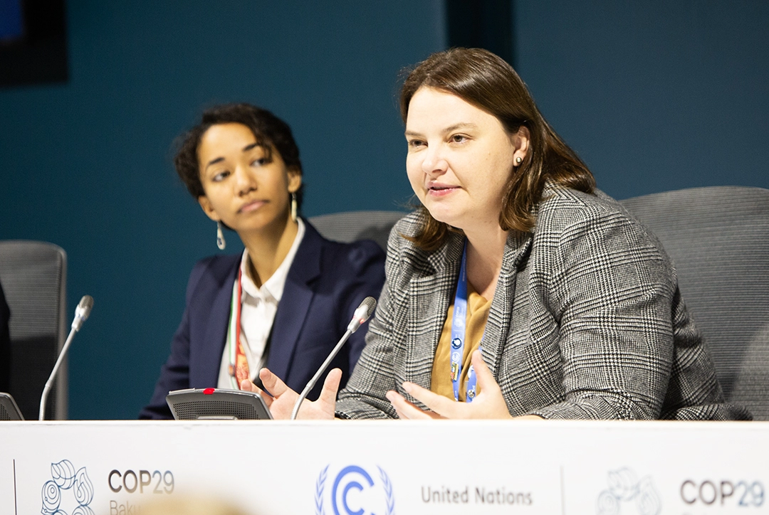 Natalie Unterstell, do Talanoa Institute. Foto: IISD/ENB